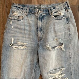 American Eagle Outfitters Distressed Blue Jeans